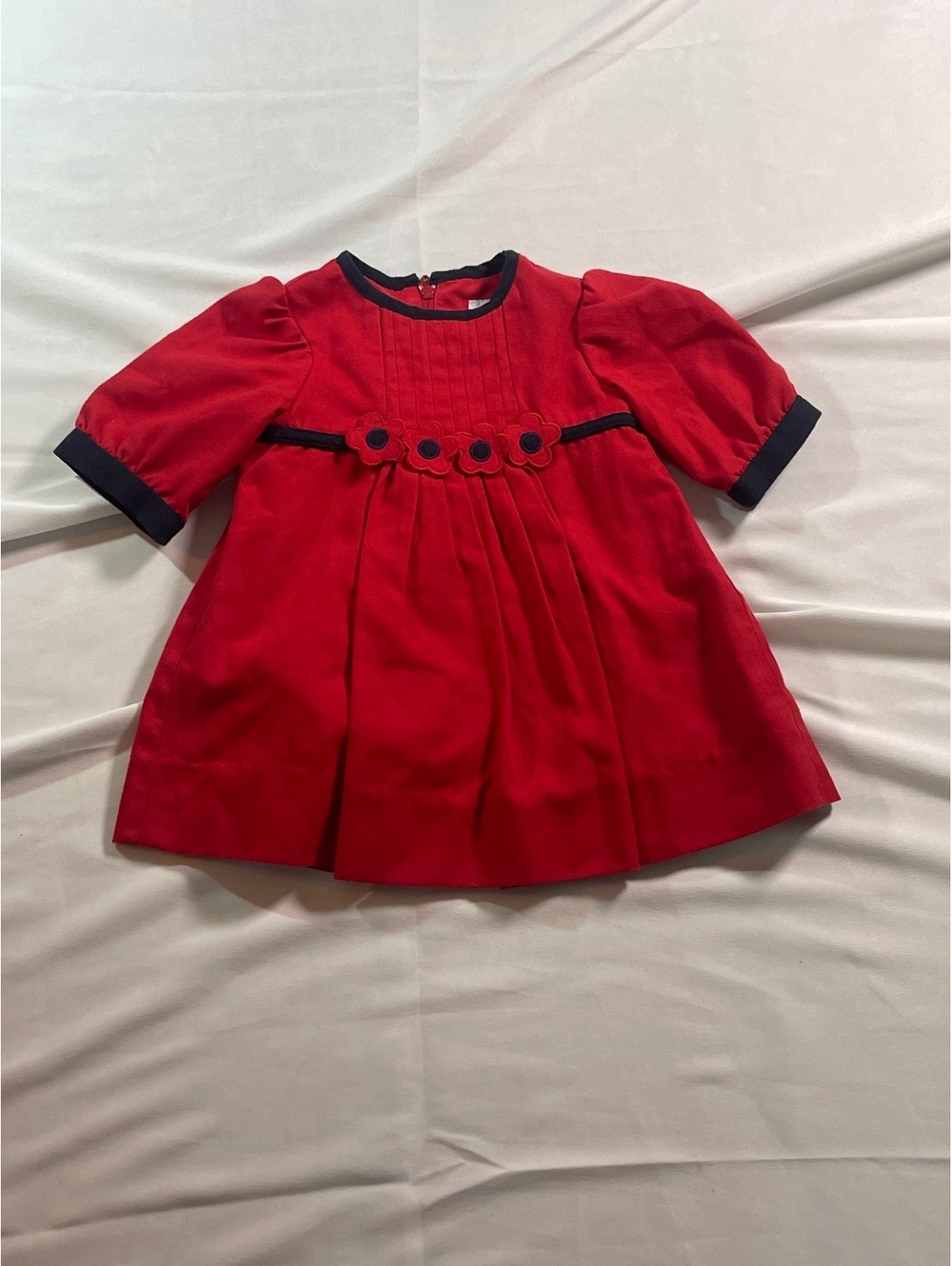 Infant Girls Size 3M Florence Eiseman Dress with Flowers